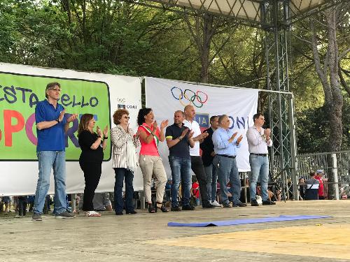 L'inaugurazione della "Festa dello Sport" a Monfalcone con l'assessore regionale Tiziana Gibelli